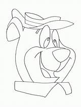 Oso Yogui Yogi Dibujar Imprimir 624x Laminas Doo Scooby Color8 Booboo Coloringhome Colorearrr sketch template