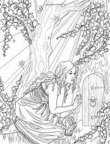 Mystical Fenech Elf Selina Fairies Adulte Lineart Dragon Fae Colorful Myth Elves Enchanted sketch template