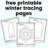 Winter Tracing Pages Printable Dot Preschoolers Do Coloring Snowflake Printables Marker Trace Prep Indoor Activity Activities sketch template