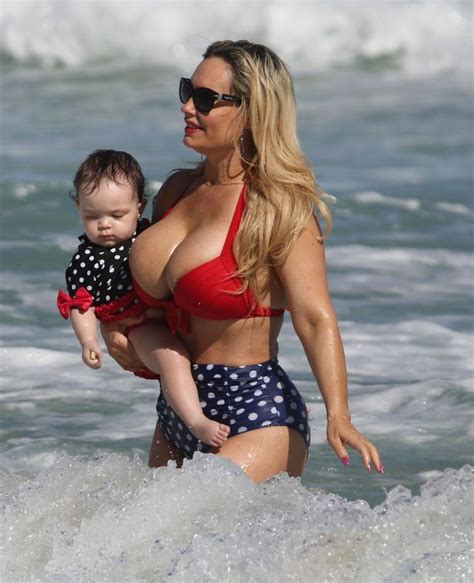 Picz Coco Austin Flaunts Huge Cleavage In Matching