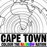 Town Cape Map Colouring Pages Coloring Adult sketch template