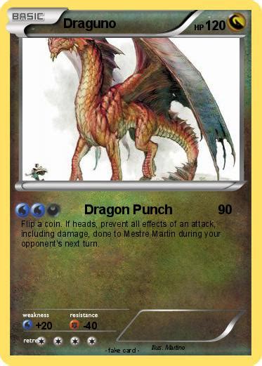 pokemon draguno dragon punch  pokemon card