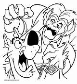 Coloring Scooby Doo Pages Characters Popular Werewolf sketch template