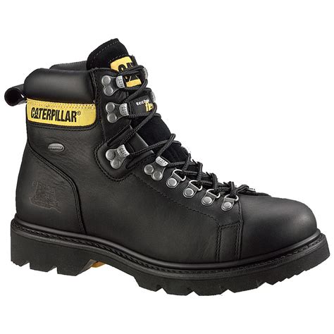 mens caterpillar alaska fx waterproof steel toe boots  work boots  sportsmans guide