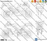 Cbr600rr Honda Templates Vector sketch template