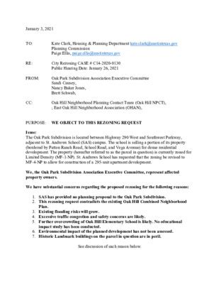 corrected neighborhood letter  oppositionpdf planning