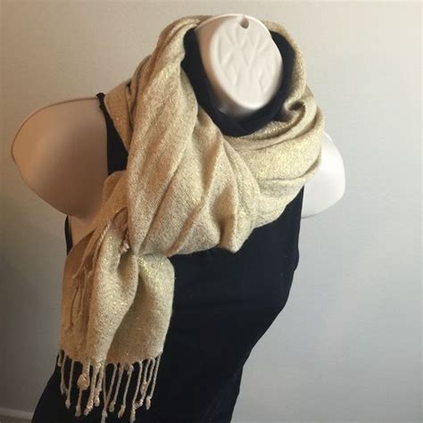 golden scarf scarf golden scarf clothes design