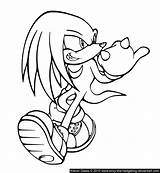 Sonic Knuckles Coloring Pages Hedgehog Para Pintar Tails Boom Colorir Do Desenhos Escolha Pasta Google sketch template
