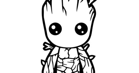 silhouette baby groot svg  dxf include  svg cut files