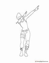 Dab sketch template