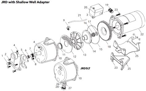 goulds water pump parts diagram