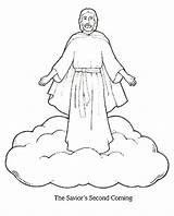 Jesus Lds Printable Clouds Murrayandmathews Allowing Expresses Appreciation Sermons4kids sketch template