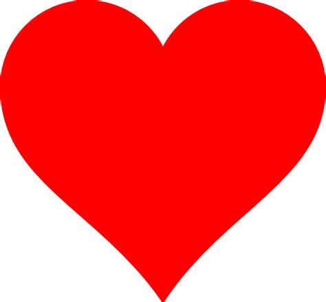 red heart clip art vector clip art online royalty free public