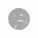 Thumbprint Fingerprint sketch template
