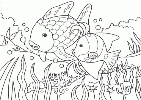 printable rainbow fish coloring sheets  kids dco