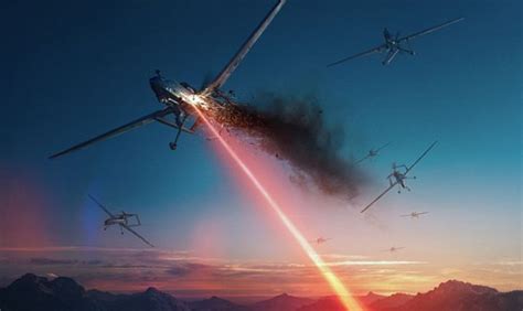 lockheed martin laser weapon shoots  drone  test