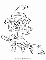 Witch Halloween Coloring Pages Broom Cute Colouring Colour Printable Primarygames Heks Pdf Coloriage Imprimer Easy Choose Board Kleurplaten Coloringpage Ca sketch template