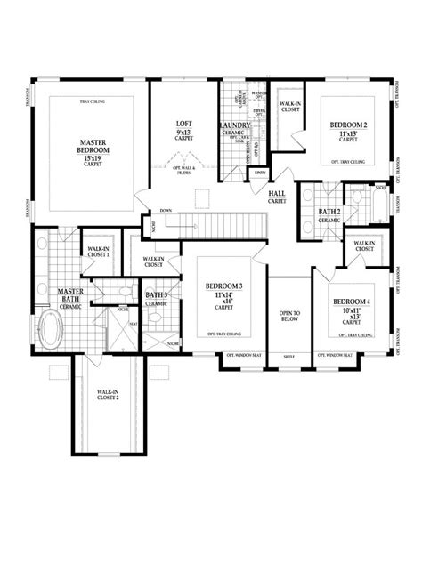 oakwood ii floor plan brost builders