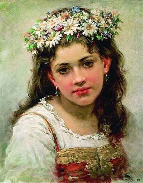 Русские красавицы глазами художников kolybanov — livejournal