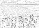 Falls Niagara Colouring Pages Canada Become Member Log sketch template