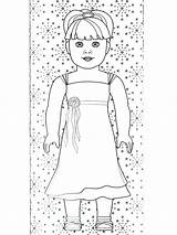 Coloring American Girl Doll Pages Printable Printables Grace Color Getcolorings Mckenna Rocks sketch template