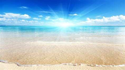 clear beach water  sunbeam hd beach wallpapers hd wallpapers id