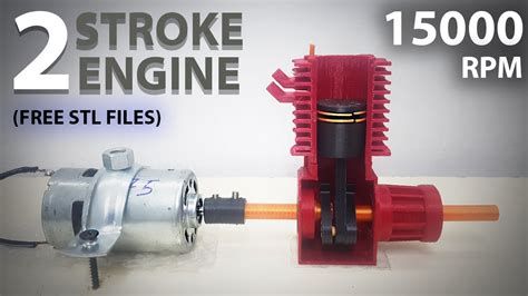 printed  stroke engine model youtube