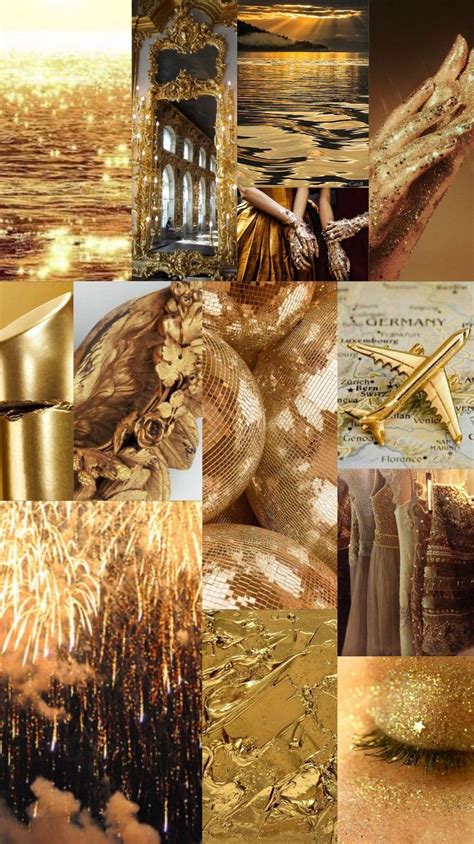 wallpaper background collage aesthetic  color gold golden black  gold aesthetic