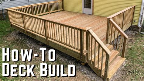 How To Build A Deck Diy Home Improvement