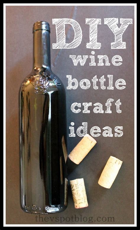 diy wine bottle crafts   spot
