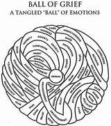 Therapy Grief Activities Loss Ball Emotions Tangled Mental Health Kids Counseling Healing Worksheets Dbt Understanding Regulation Them Emotion Color Google sketch template