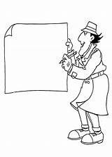 Coloring Inspector Pages Gadget Kids Printable Colouring Spy Gadgets Visit Choose Board Cartoon sketch template