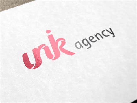 unik agency logo  sarand kadriu  dribbble