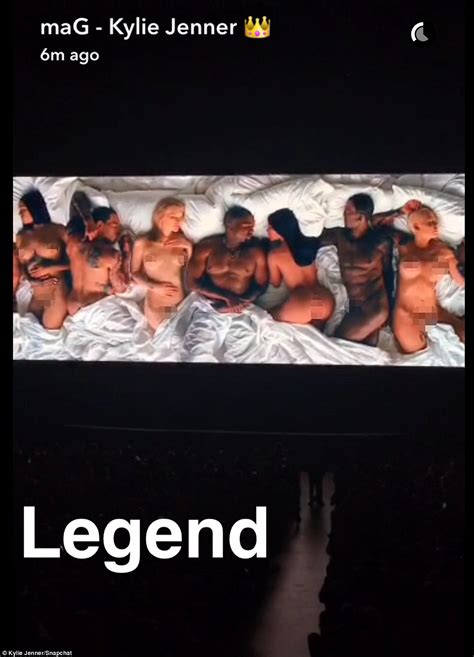 taylor swift and donald trump appear naked in kanye west s famous video daily mail online
