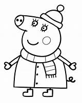 Peppa Pig Coloring Coloriage Pages Cartoon Imprimer Buzz2000 Dessin sketch template