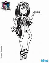 Cleo Nile Coloring Pages Monster High Egyptian Hellokids Color Print Sheets Online Doll Book Visit sketch template