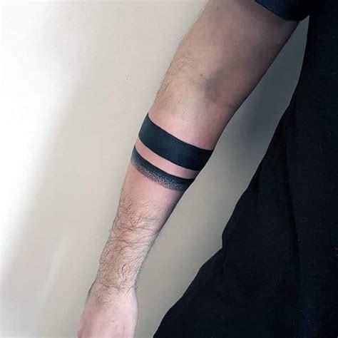 50 Forearm Band Tattoos For Men Masculine Design Ideas