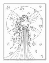 Coloring Pages Fairy Adults Gothic Dark Fantasy Google Au Kids sketch template
