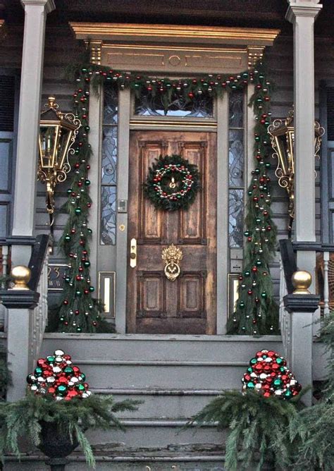 amazing front porch christmas decoration ideas godfather style