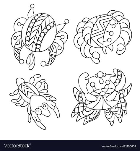 coloring page ocean animals  printable ocean coloring pages