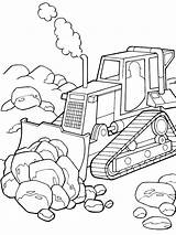 Coloring Construction Pages Equipment Worker Printable Vehicles Bulldozer Colouring Color Landfill Halo Drawing Dozer Truck Kids Print Chief Master Getcolorings sketch template