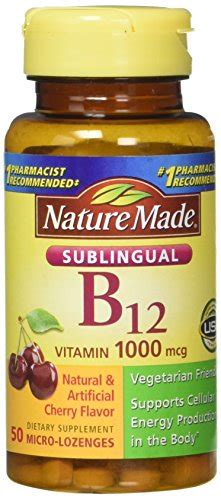 Nature Made Vitamin B 12 3000 Mcg Sublingual 40 Count Pack Of 3 – Thin