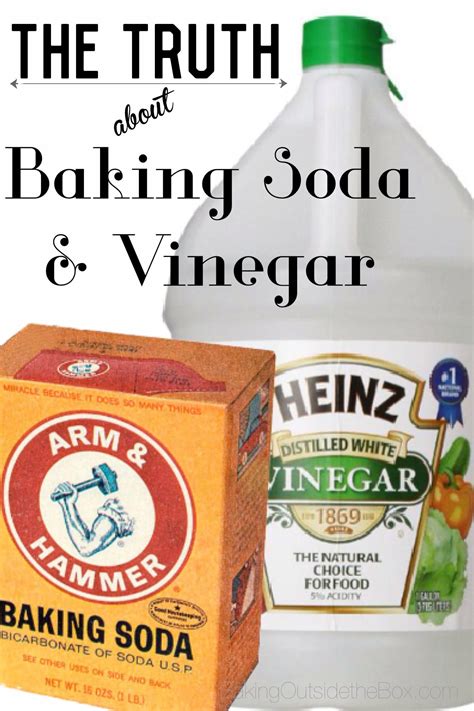 the truth about baking soda and vinegar baking outside the box