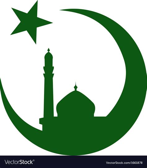 Symbol Of Islam And Mosque Ramadan Vector By Alexey