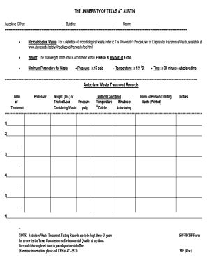 autoclave record sheet fill  sign printable template