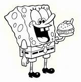 Coloring Pages Nickelodeon Spongebob Comments sketch template