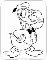 Donald Duck Coloring Pages Classic Disneyclips Saluting sketch template