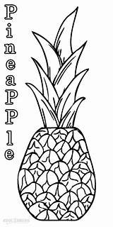 Coloring Pineapple Printable Pages Kids Fruits Cute Cool2bkids Print Popular Cartoon Pineapples Printablee sketch template