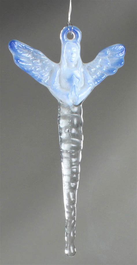 angel icicle ornament casting mold glass delphi glass