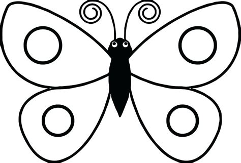 butterfly coloring pages  preschool  getdrawings